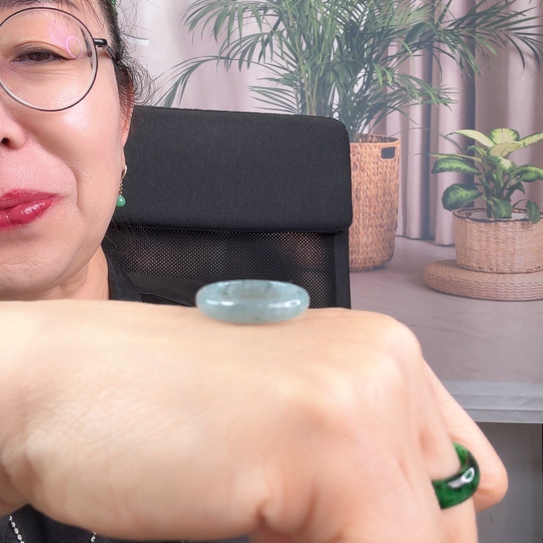 翡翠戒指未镶嵌指环