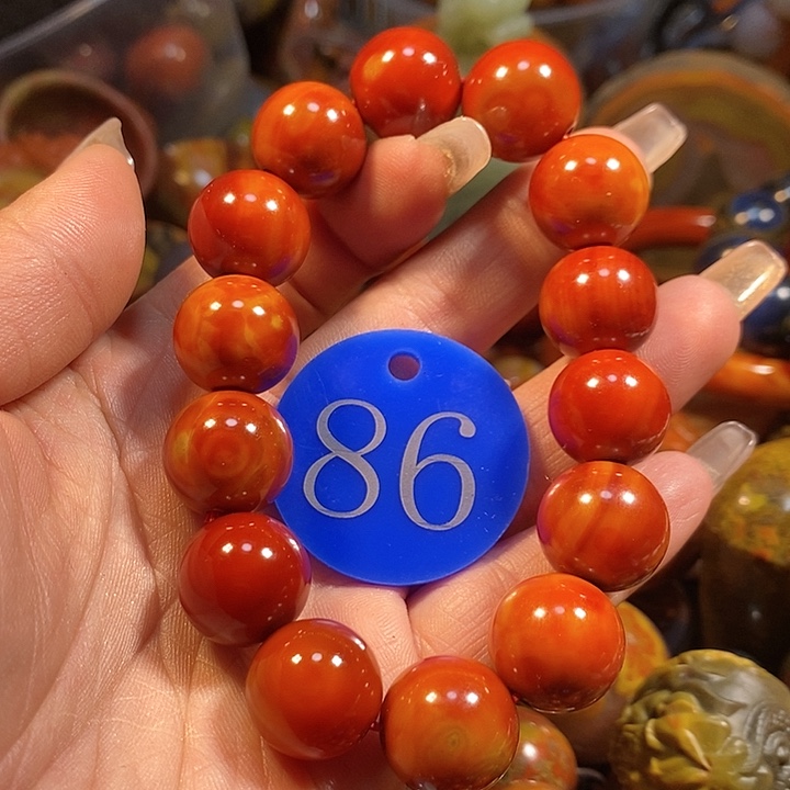 玛瑙/玉髓手链未镶嵌菁*