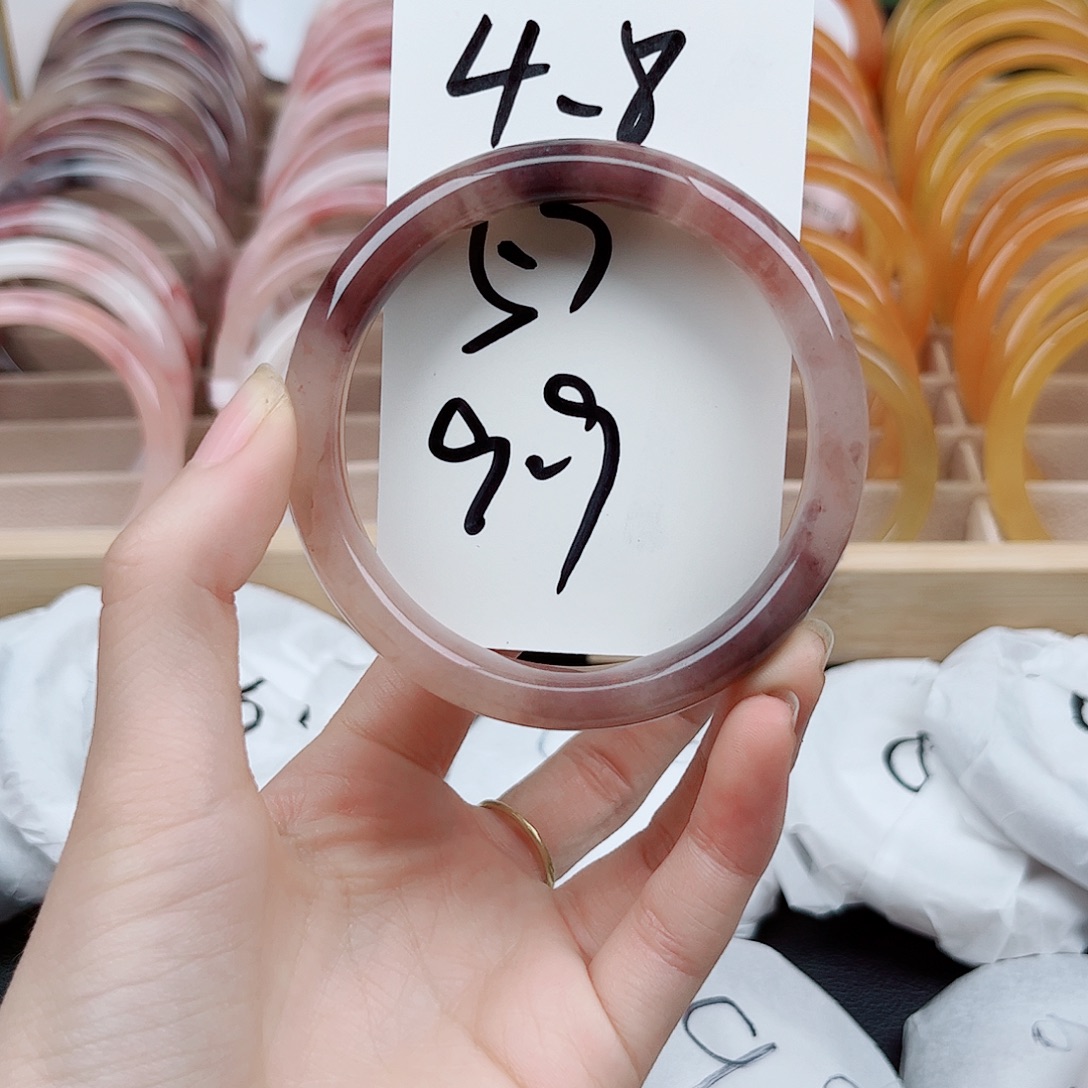 石英质玉未镶嵌手镯4.8