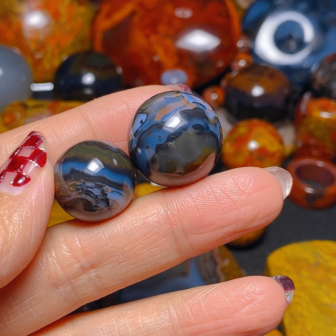 光***皿玛瑙/玉髓未镶嵌颈饰