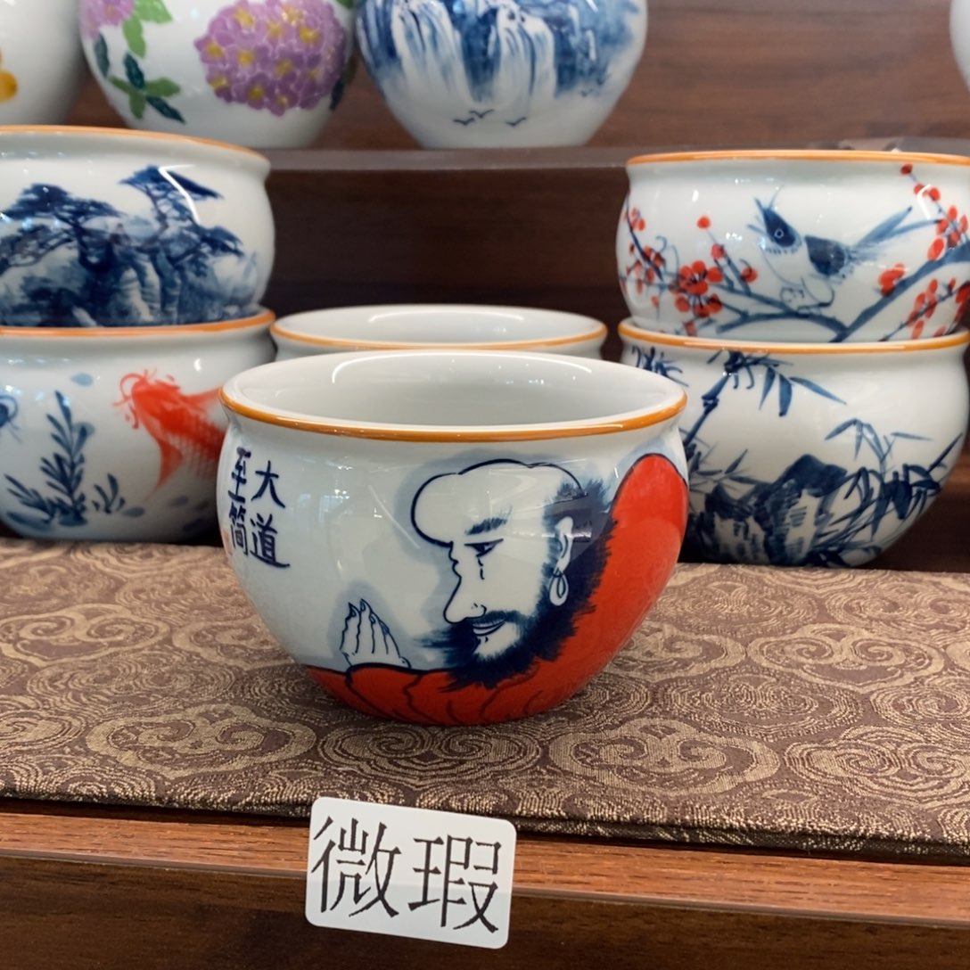 釉下彩手工绘制手工绘制