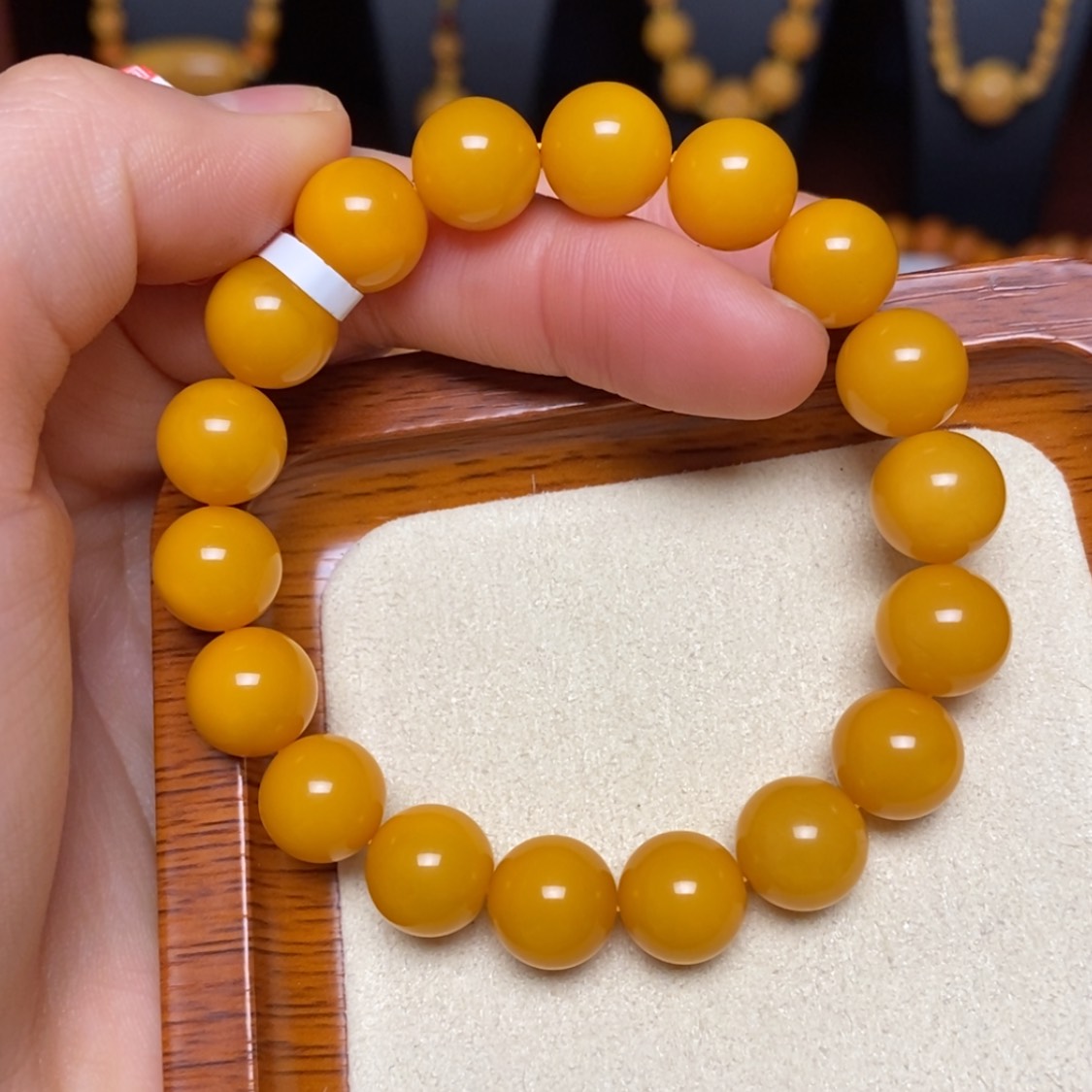 【闪购商品】蜜蜡手链未镶嵌手串