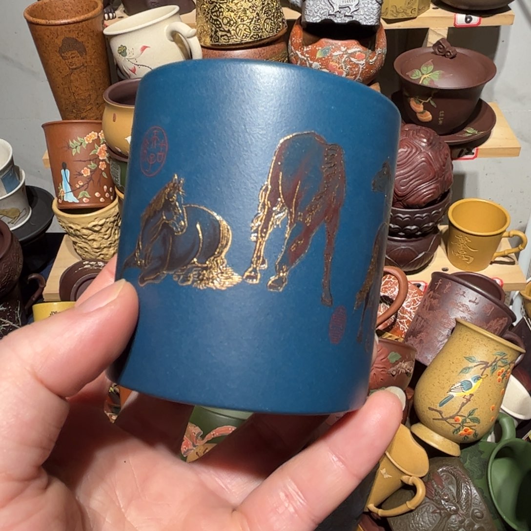 紫砂茶杯宜兴紫砂主人杯