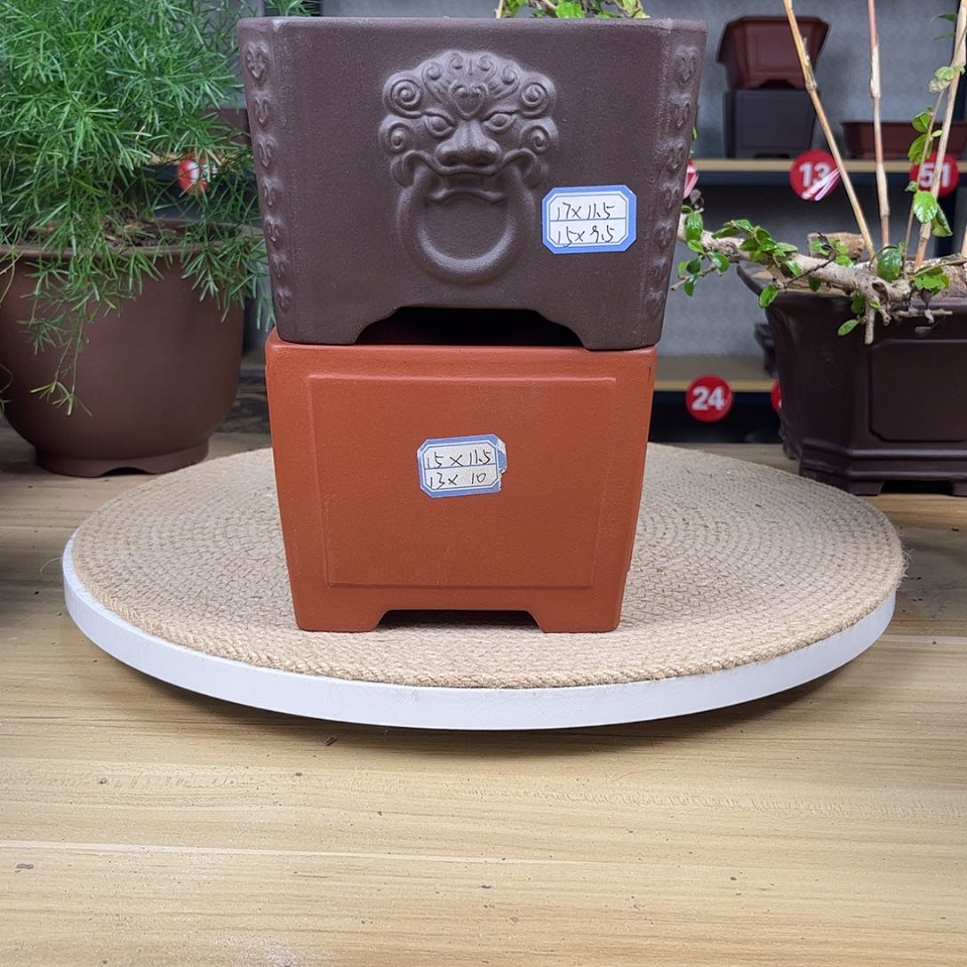 紫砂花盆紫砂花盆