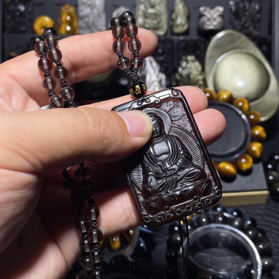 卓***远黑曜岩未镶嵌手链