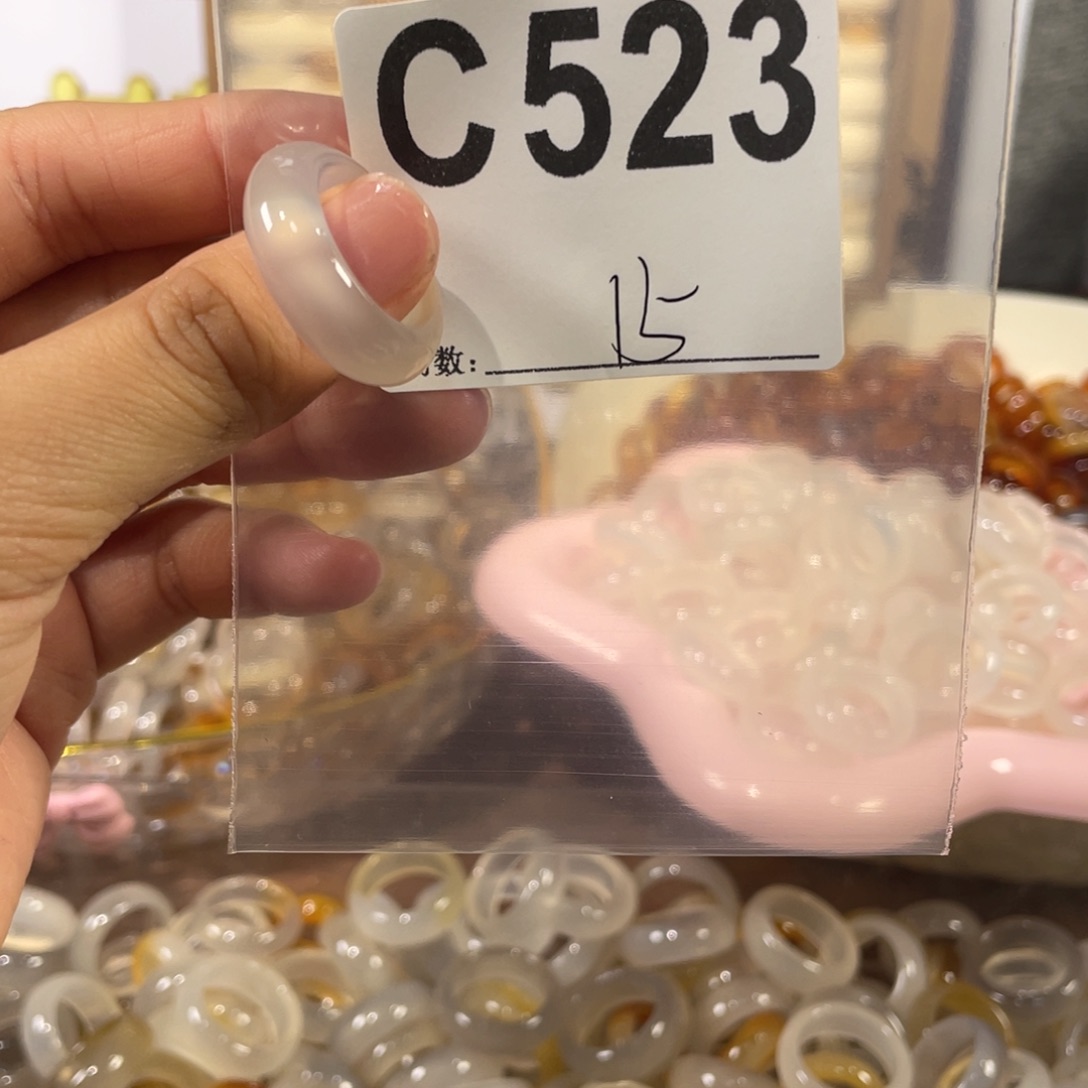 未镶嵌戒指玛瑙/玉髓523