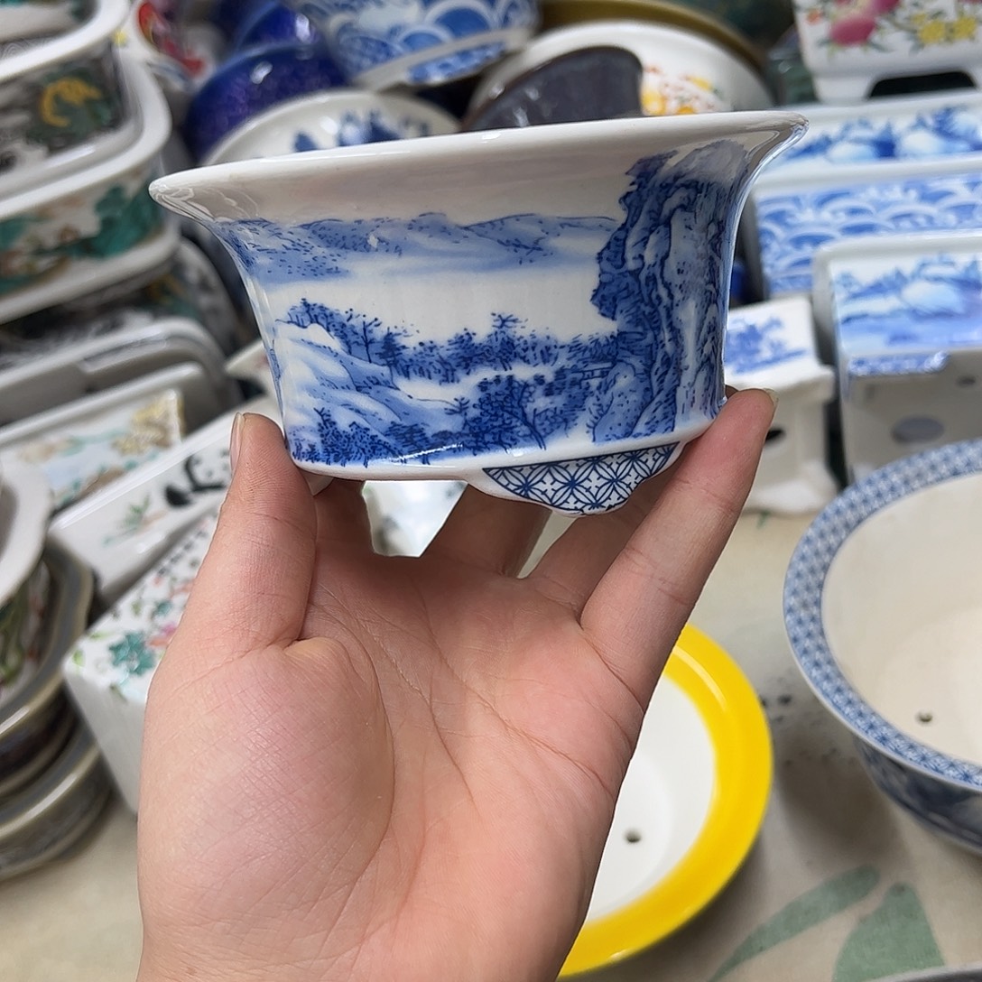 花盆紫砂997号瑕疵13/6.5cm