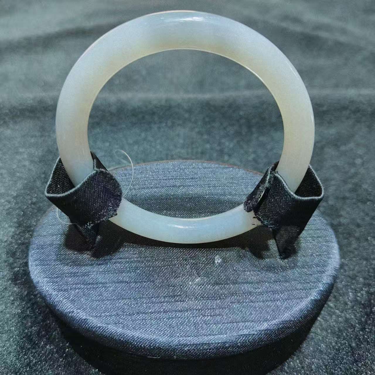 和田玉烟紫手镯167