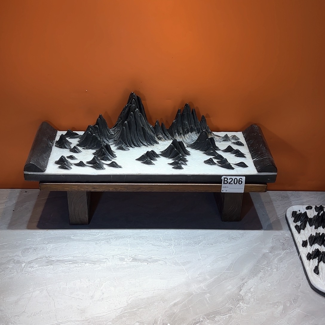 摆件一****叔灵璧石奇石摆件 