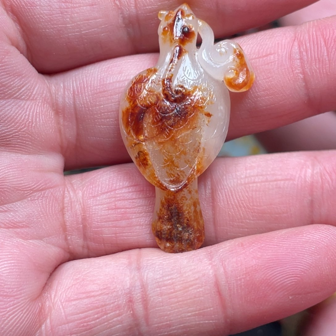 和田玉（糖玉）挂件未镶嵌