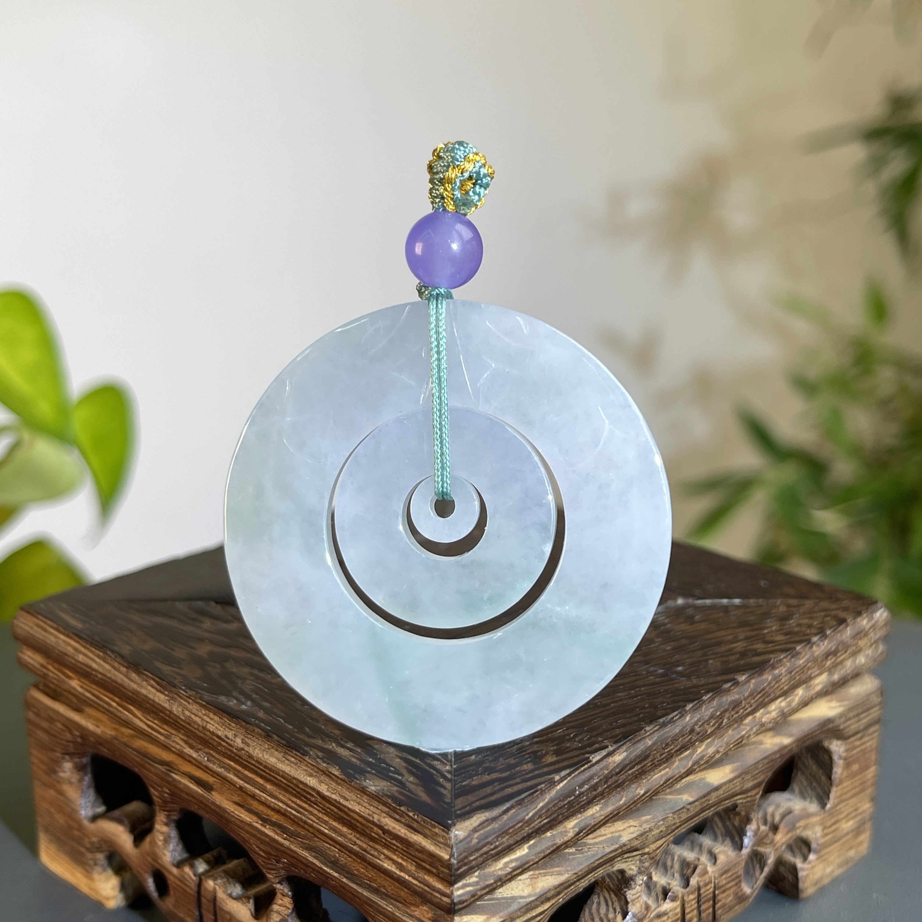 JTW17-23  天然缅甸A货翡翠 子母扣