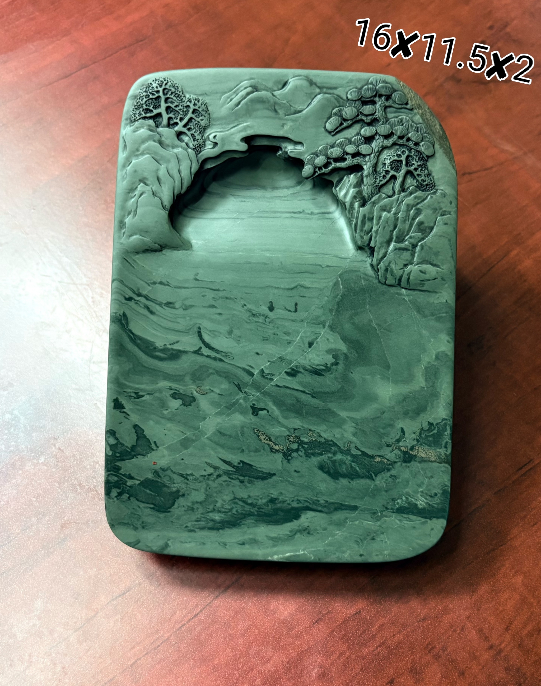 精品洮河砚尺寸大小看图