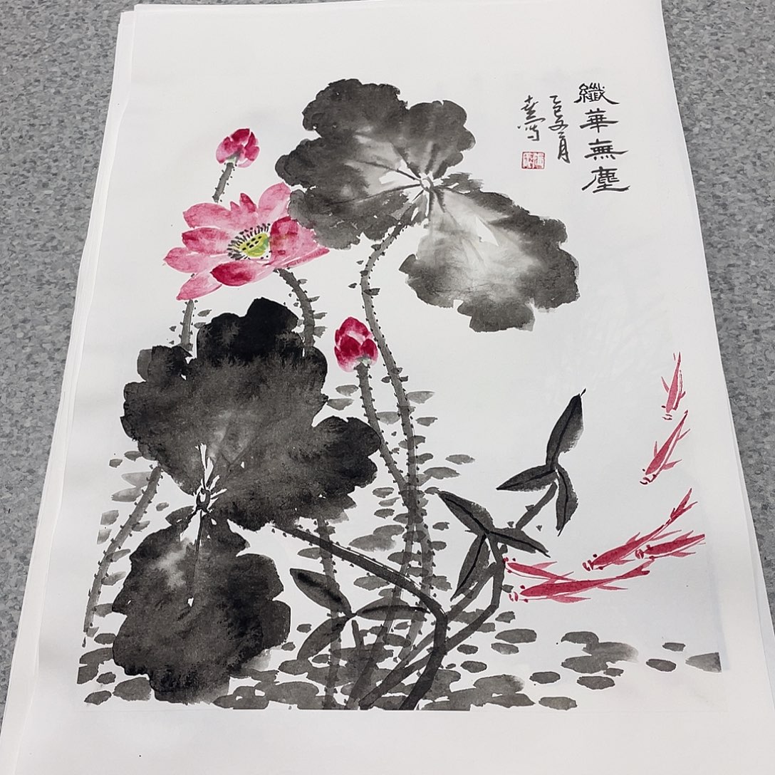 国画1.4平尺国画作品