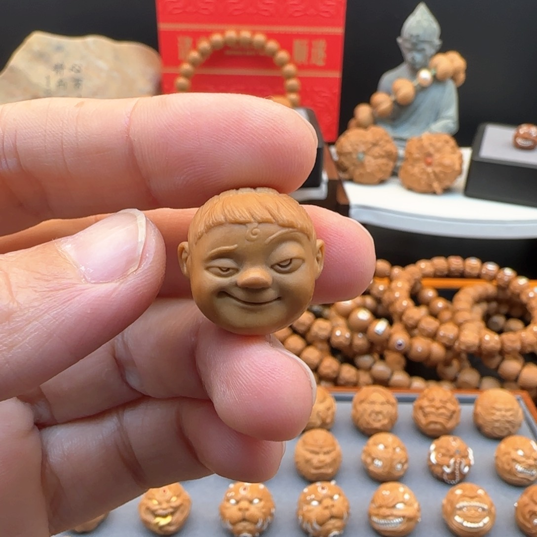 猴头核桃吊坠小****头哪吒