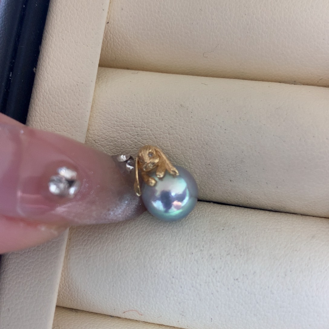 海水珍珠颈饰18K金镶嵌