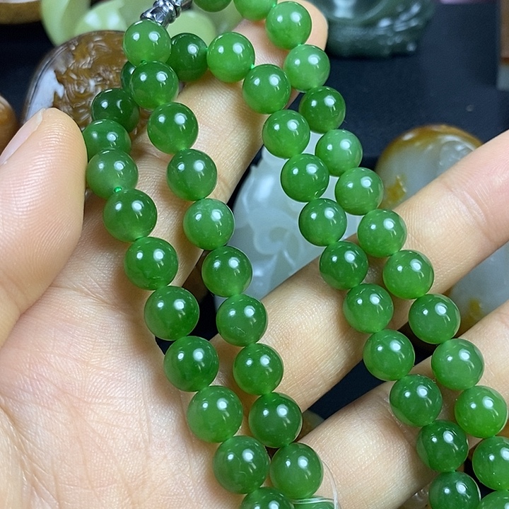 和田玉未镶嵌手串