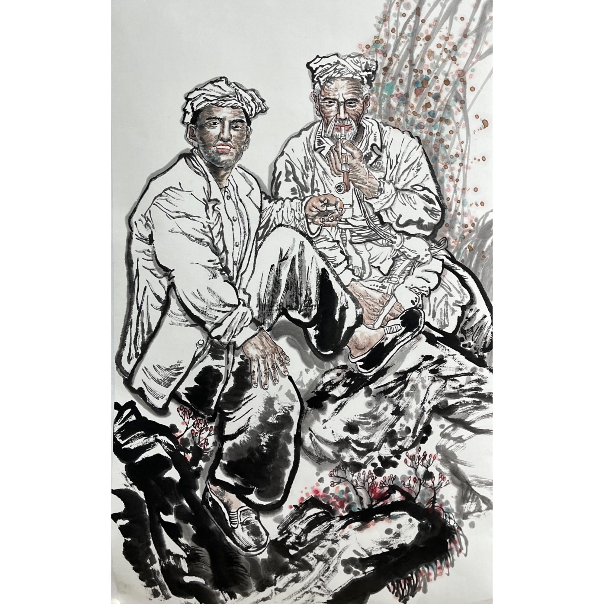 Lot 1466 人物图 138cm*68cm