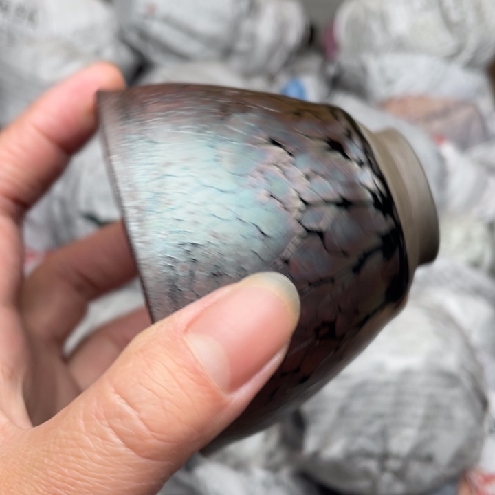 茶盏建窑建盏主人杯 微瑕