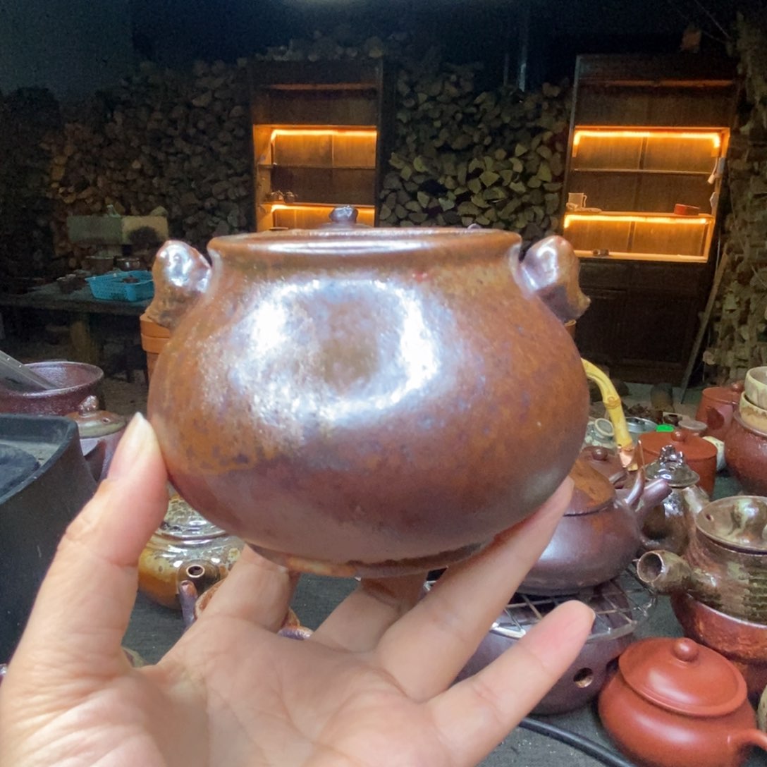 紫砂柴烧紫砂茶具