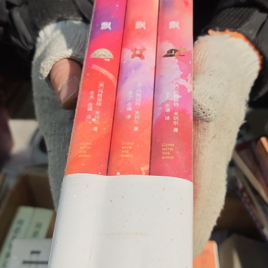 飘三本一套精装库存书