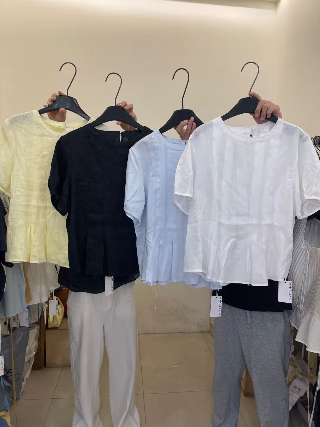 恩熙·新款韩版显瘦短袖上衣8364