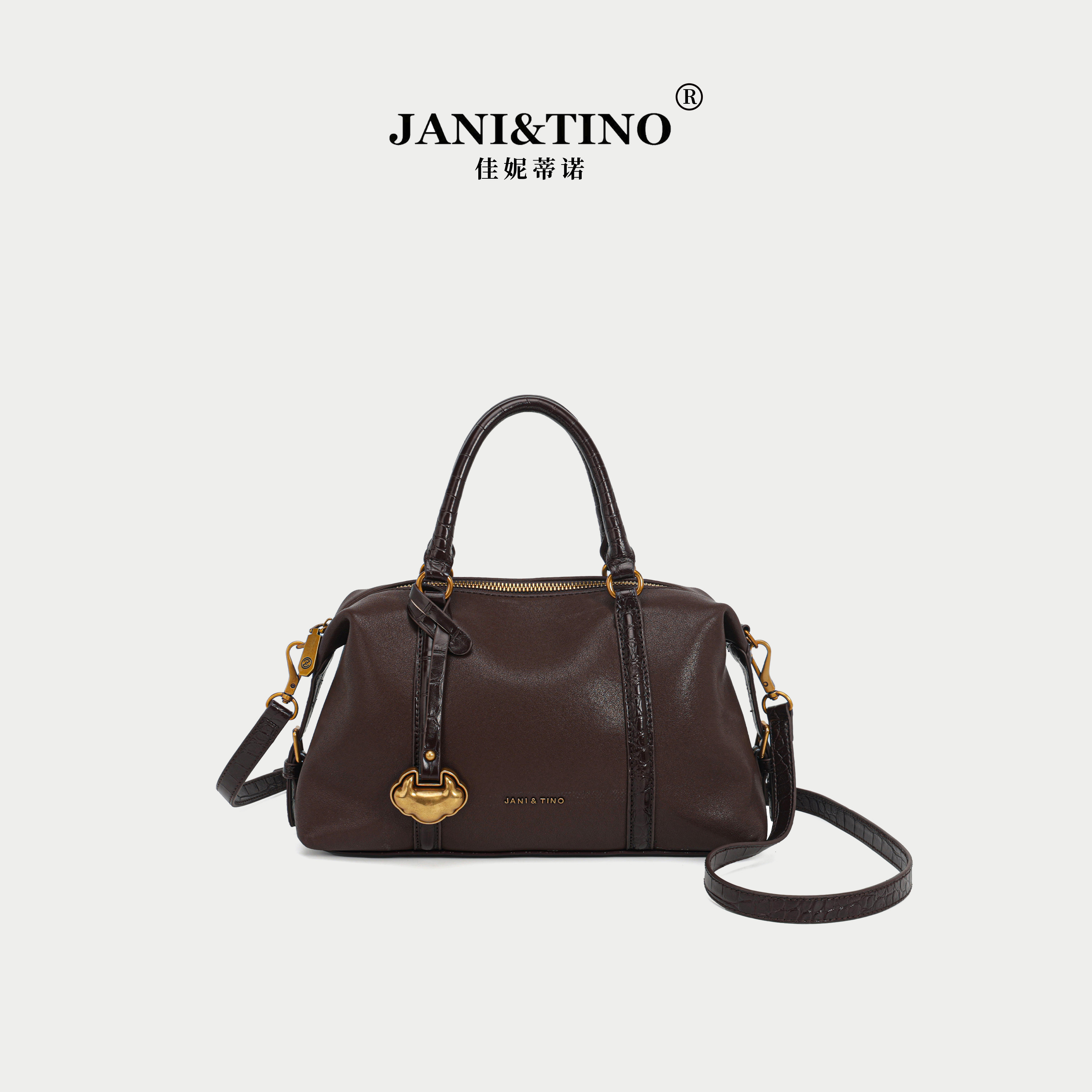 JANITINO/佳妮蒂诺当季秋冬新款网红高级感休闲单肩手提包4990
