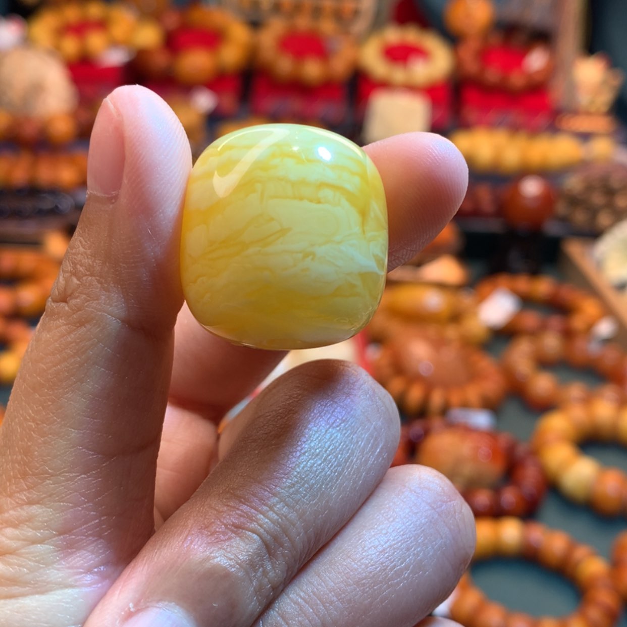 【闪购商品】蜜蜡吊坠(不含链)未镶嵌S**方蜜蜡吊坠
