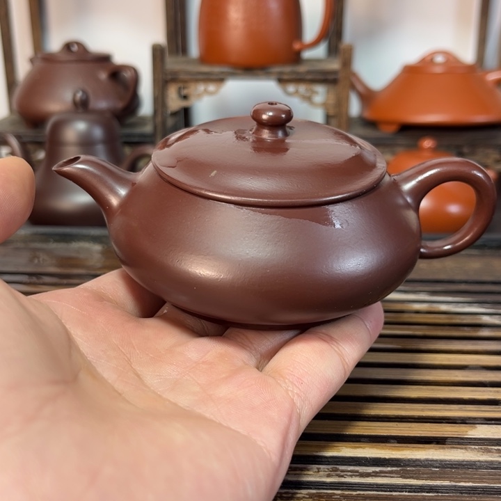 紫砂茶壶原矿紫砂手工制作