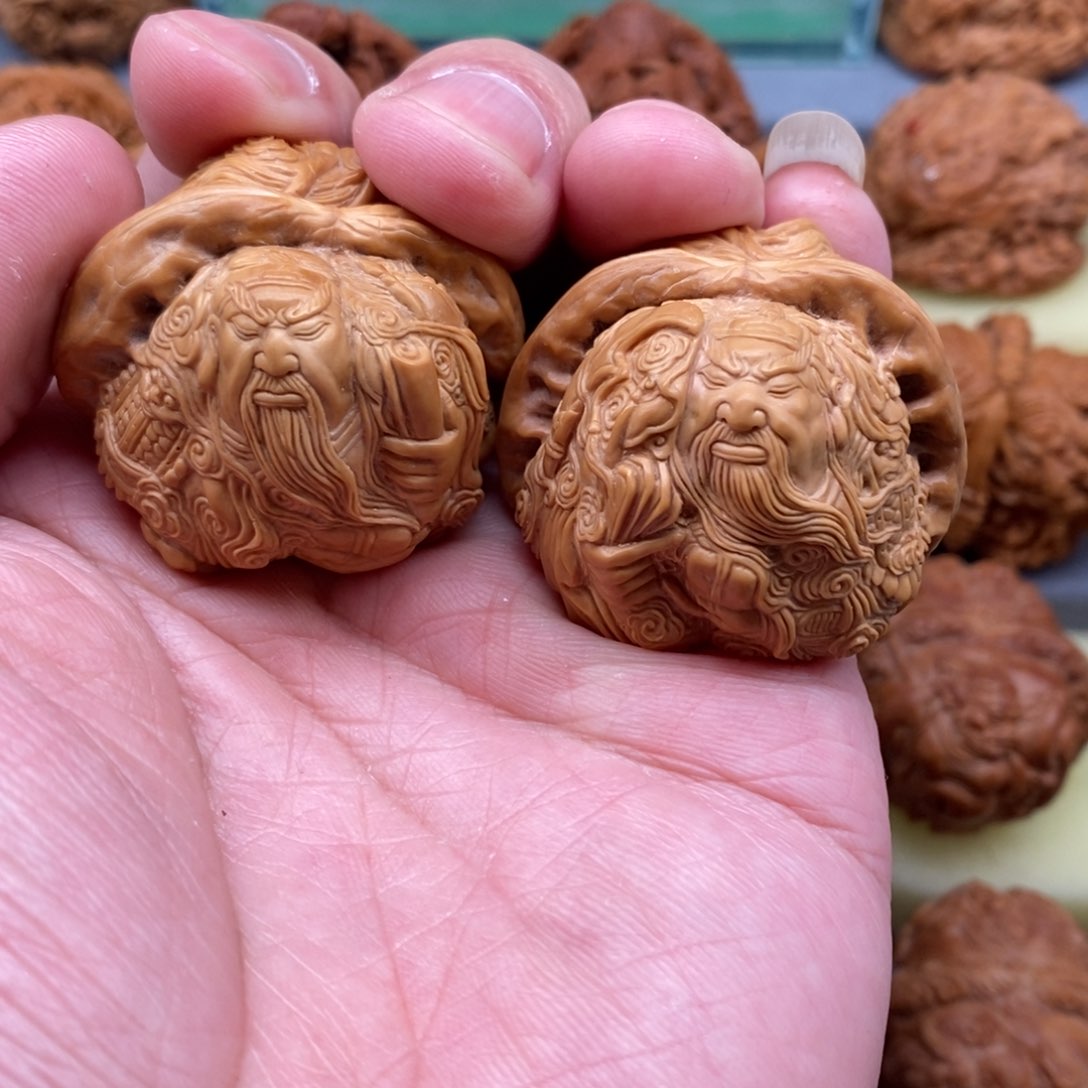 核桃手串/手链御龙关公