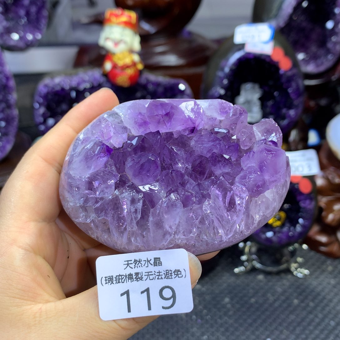 摆件月未镶嵌水晶
