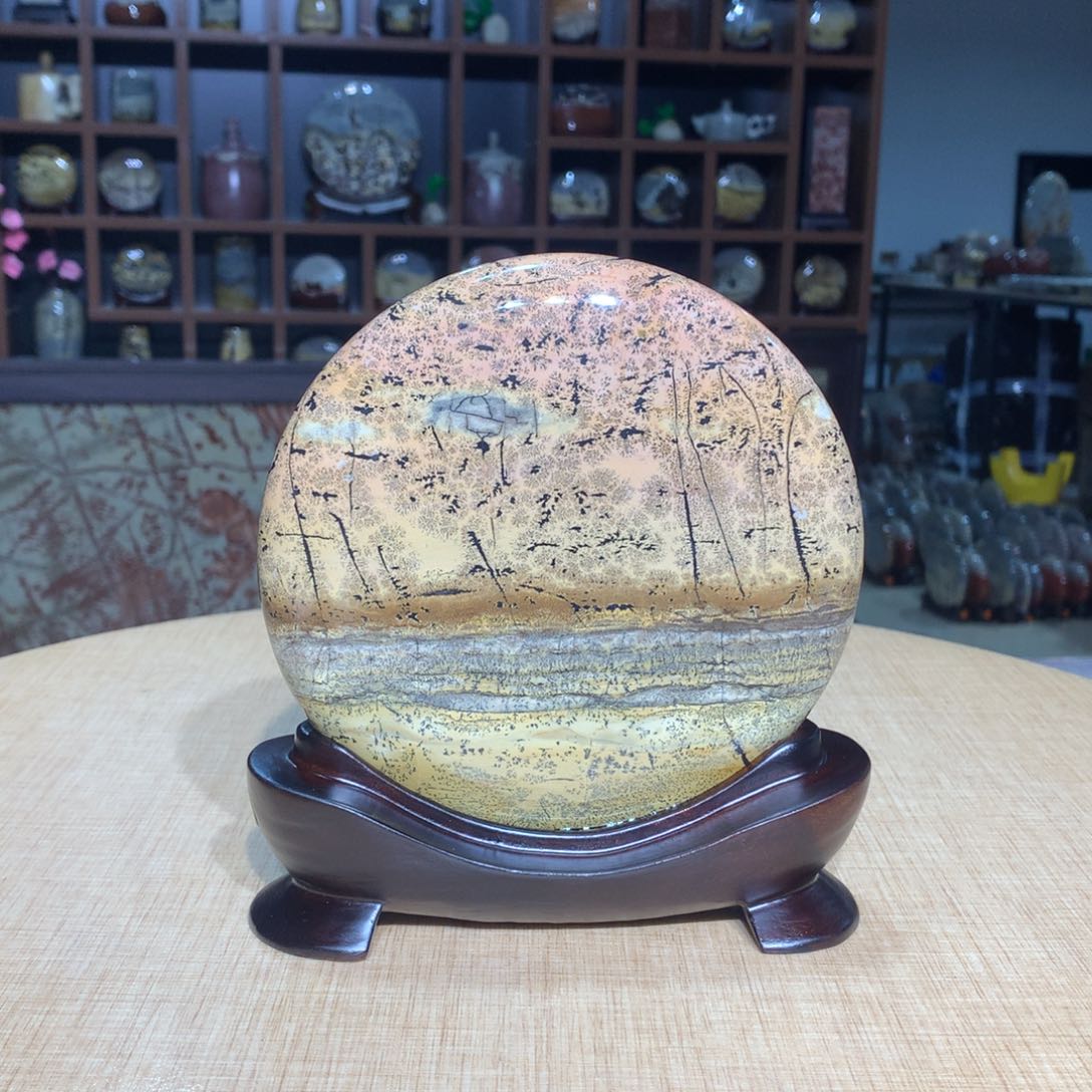 紫砂，广西国画石摆件，收藏观赏