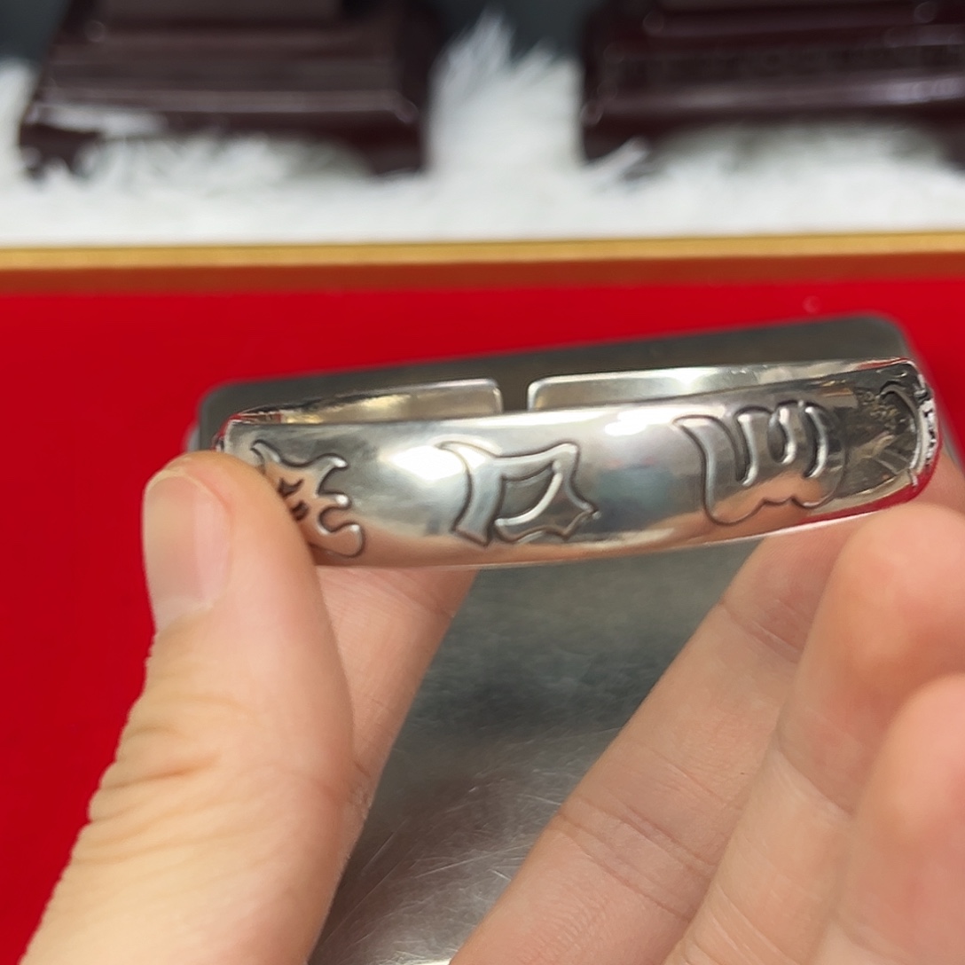 足银足银999手工手镯