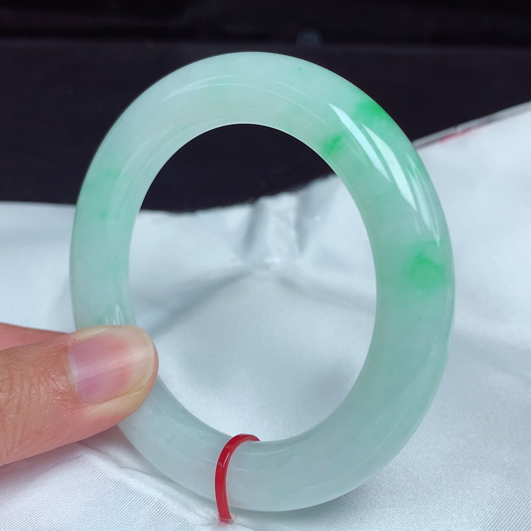 翡翠未镶嵌手镯52圈1217