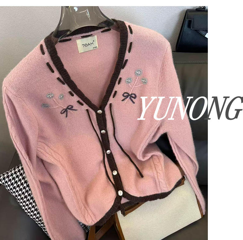 【YUNONG】绒/高货秋冬毛衣显瘦百搭宽松