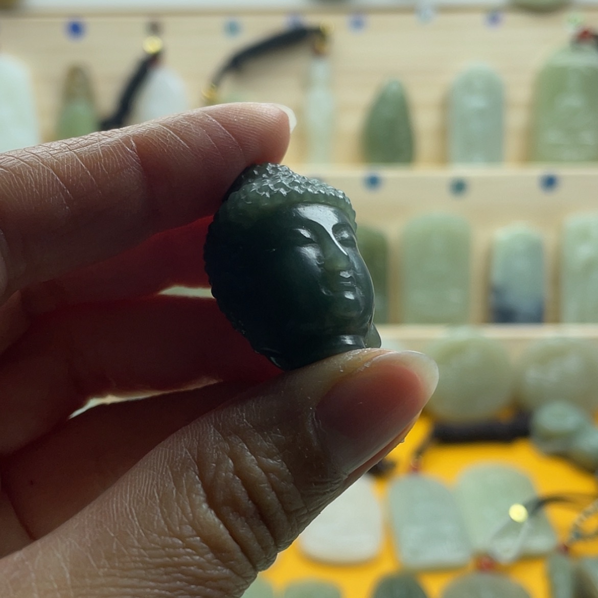 【闪购商品】立体佛头吊坠