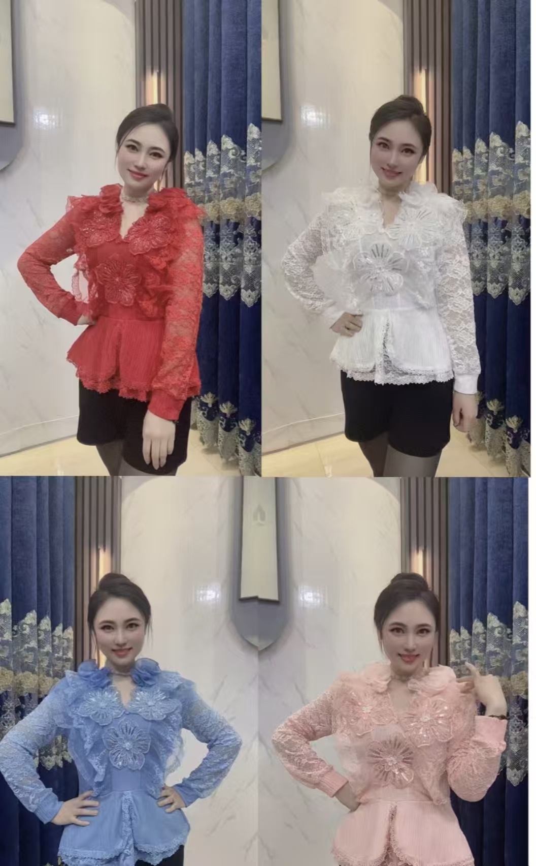 1832 2025 新款时尚重工小衫