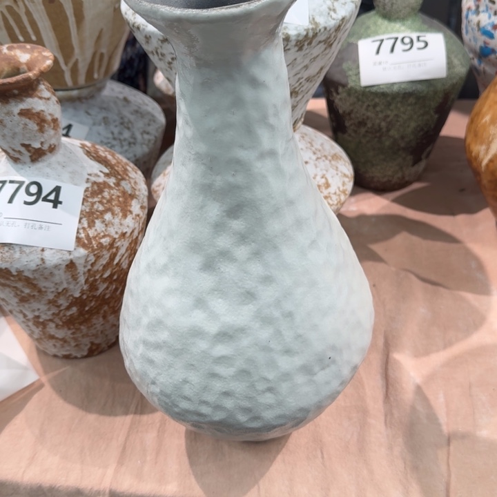 小****瓷片景德镇高温花器高35口4默认无孔