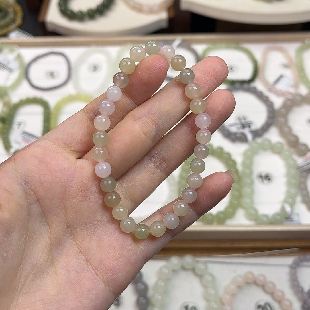 未镶嵌和田玉手串和田玉卡6多宝