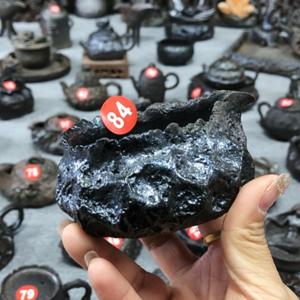 【闪购商品】杯公道全手捏柴烧茶器