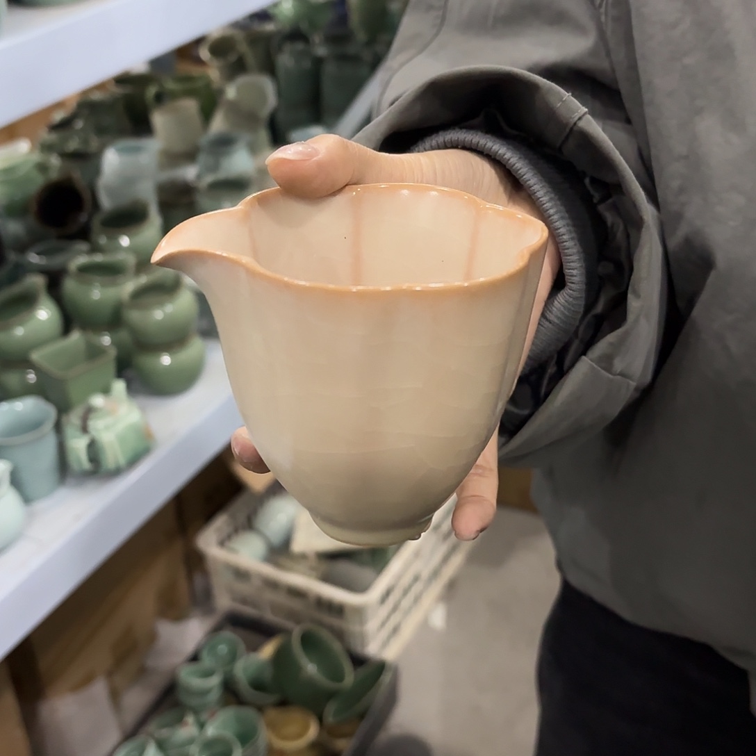 龙泉云间青瓷小米茶器
