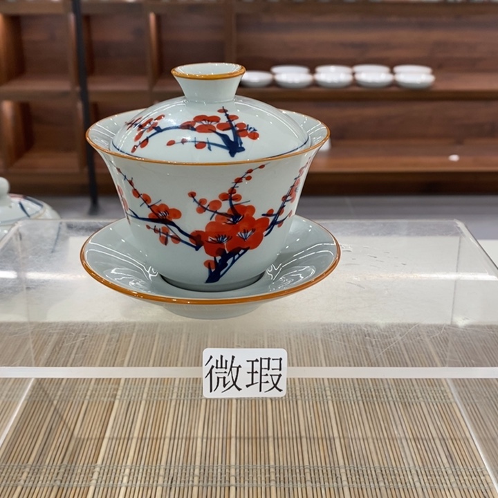 釉下老陶泥手工绘制