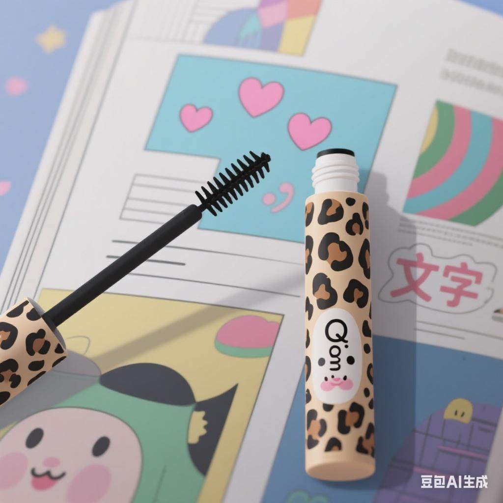 豹纹睫毛膏卷翘浓密防水不易晕染纤长