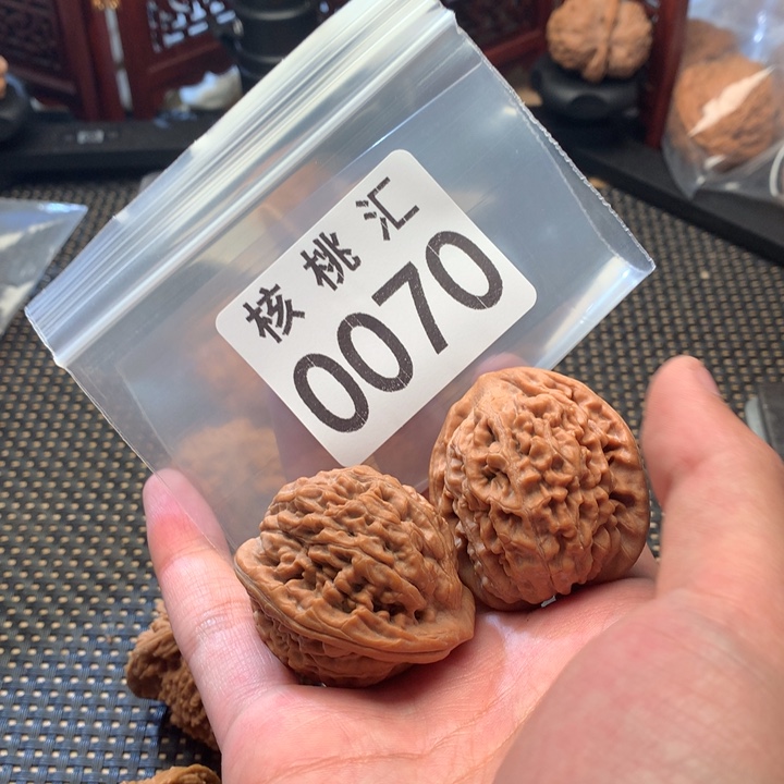 坏***天文玩核桃吊坠莲花