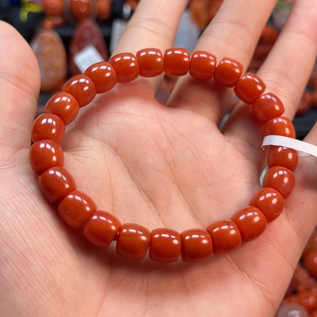 南红玛瑙手串8.5mm未镶嵌