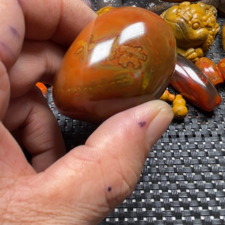 独***往玛瑙/玉髓未镶嵌颈饰