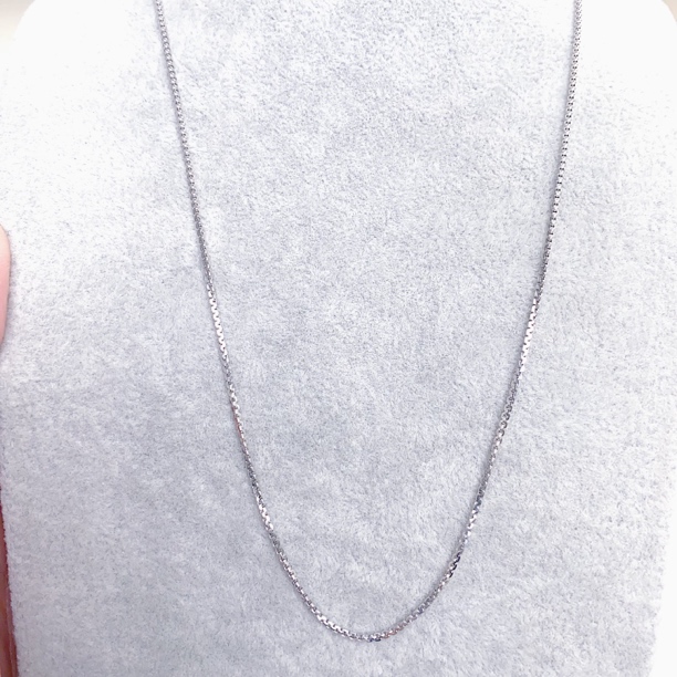 铂金PT950密卡链素链时尚简约个性百搭女士