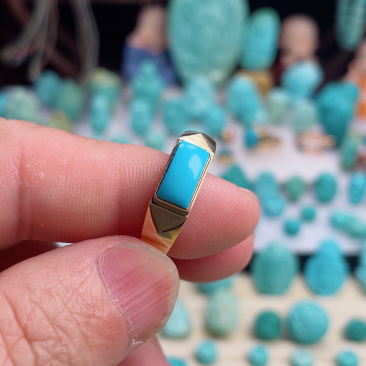 【闪购商品】绿松石吊坠(不含链)未镶嵌