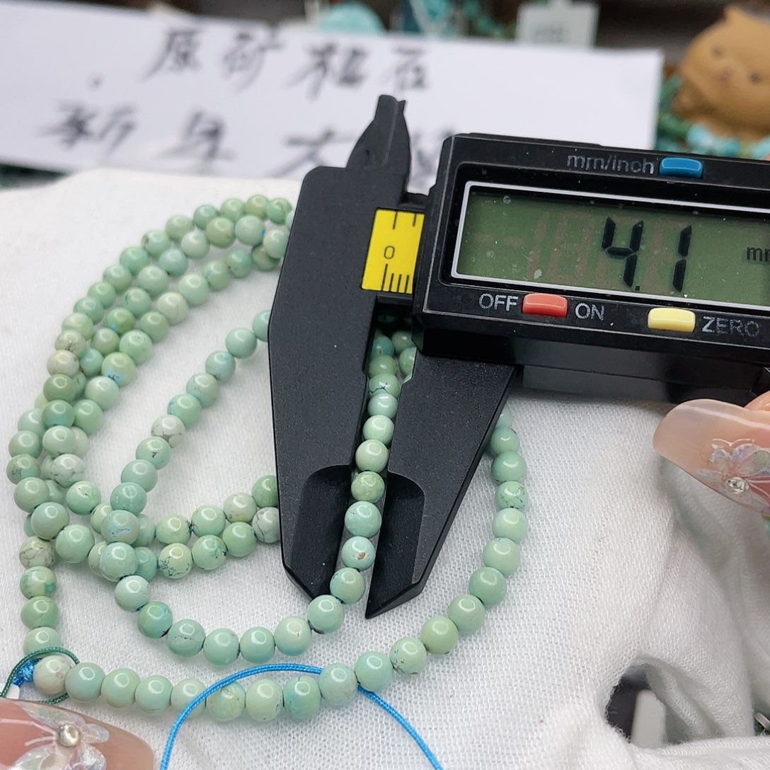 绿松石珠宝奇石银S925镶嵌
