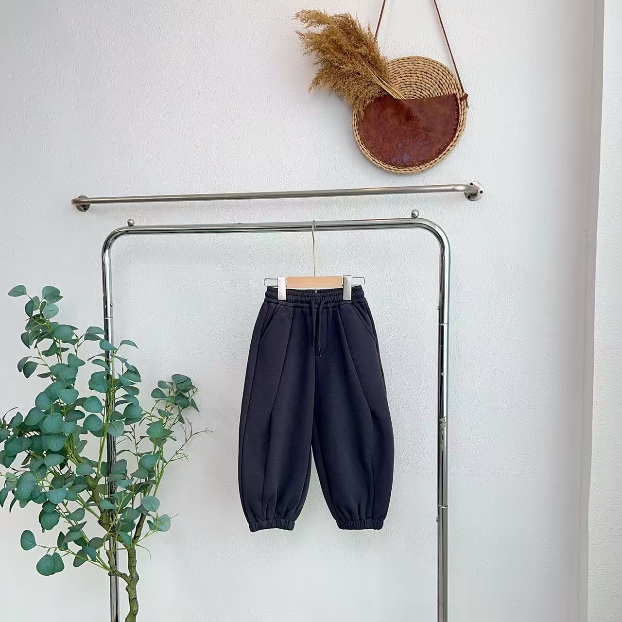 1717帕高级灰休闲长裤