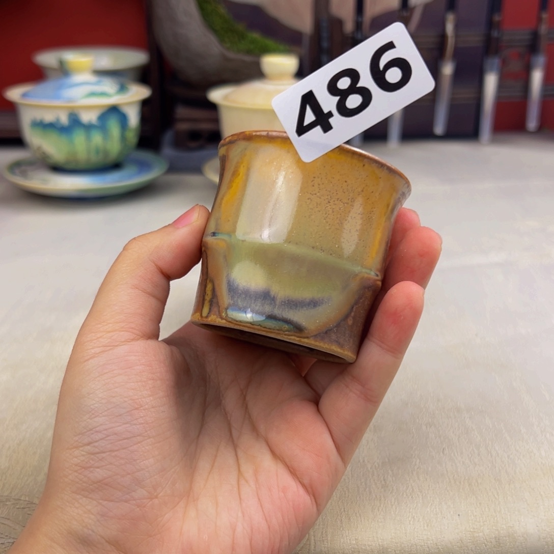 杯纯手工柴烧主人杯